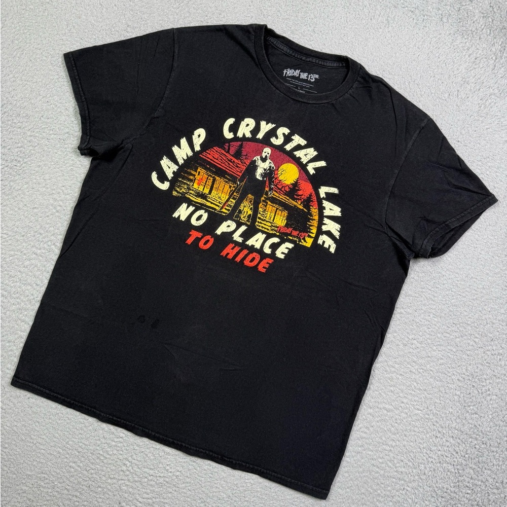 Friday The 13th Camp Crystal Lake horror movie T-shirt